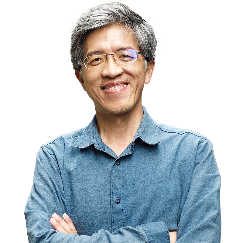 man smiling at camera