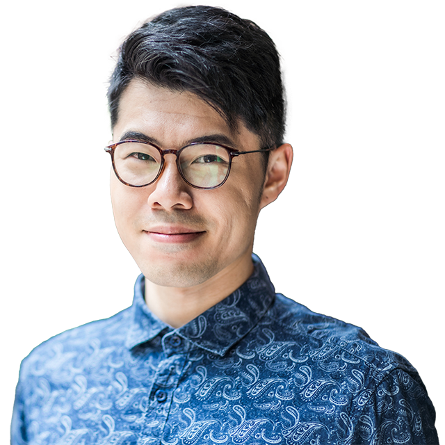 man smiling at camera