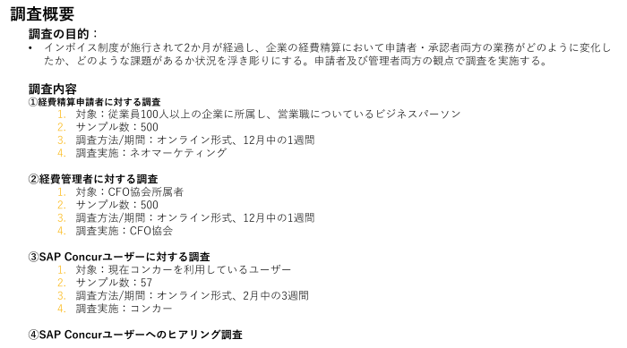 調査概要