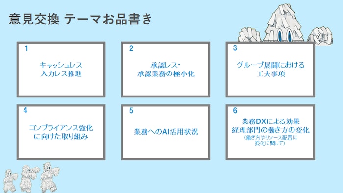 ディスカッションテーマ一覧
