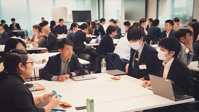 group of people meeting