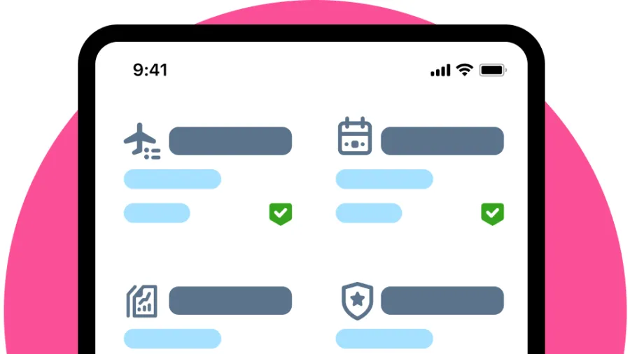 graphic of app