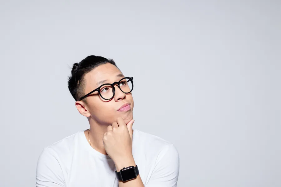 man thinking
