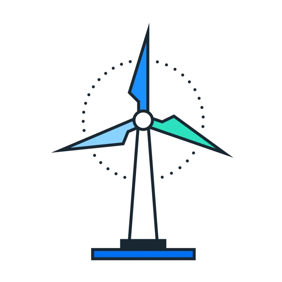 graphic of windmill
