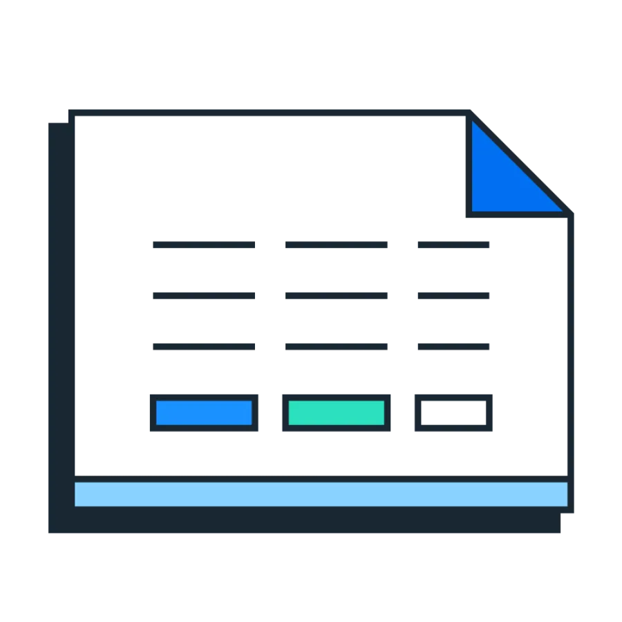graphic of invoice