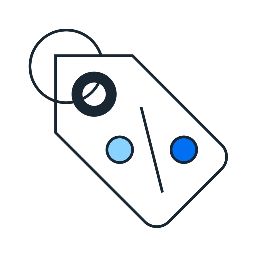 graphic of price tag