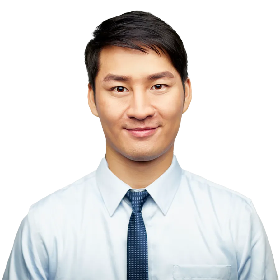 man smiling