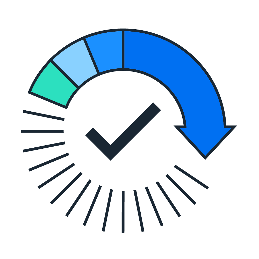 Progress bar pictogram