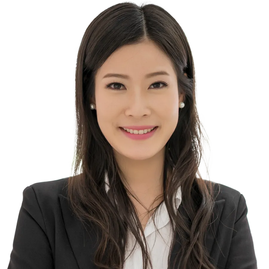 woman smiling